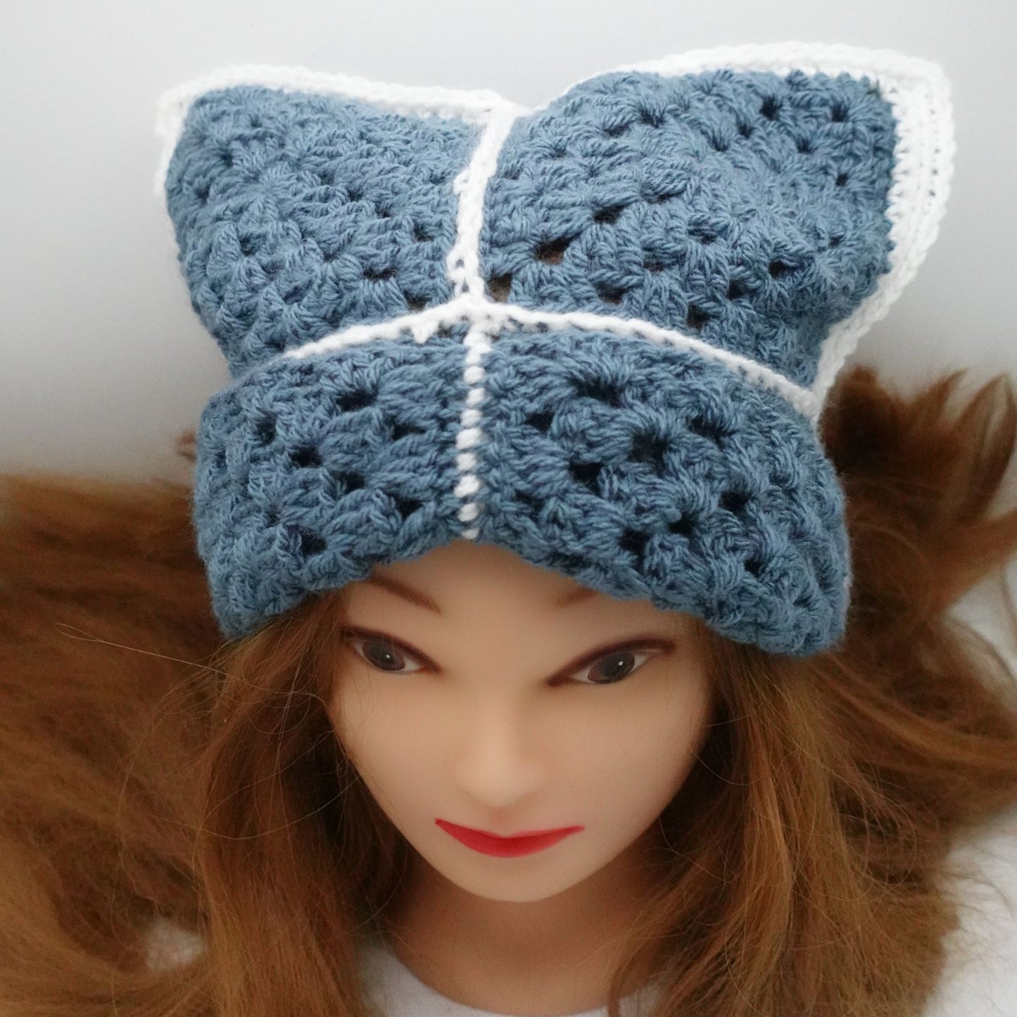 Bonnet Granny Bleu