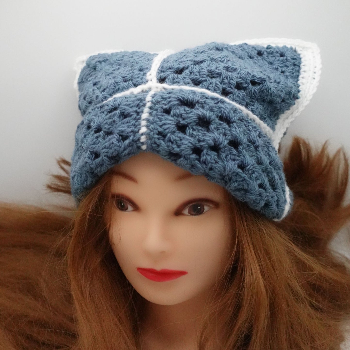 Bonnet Granny Bleu