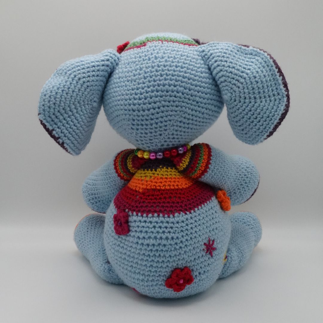 Éléphant hippie